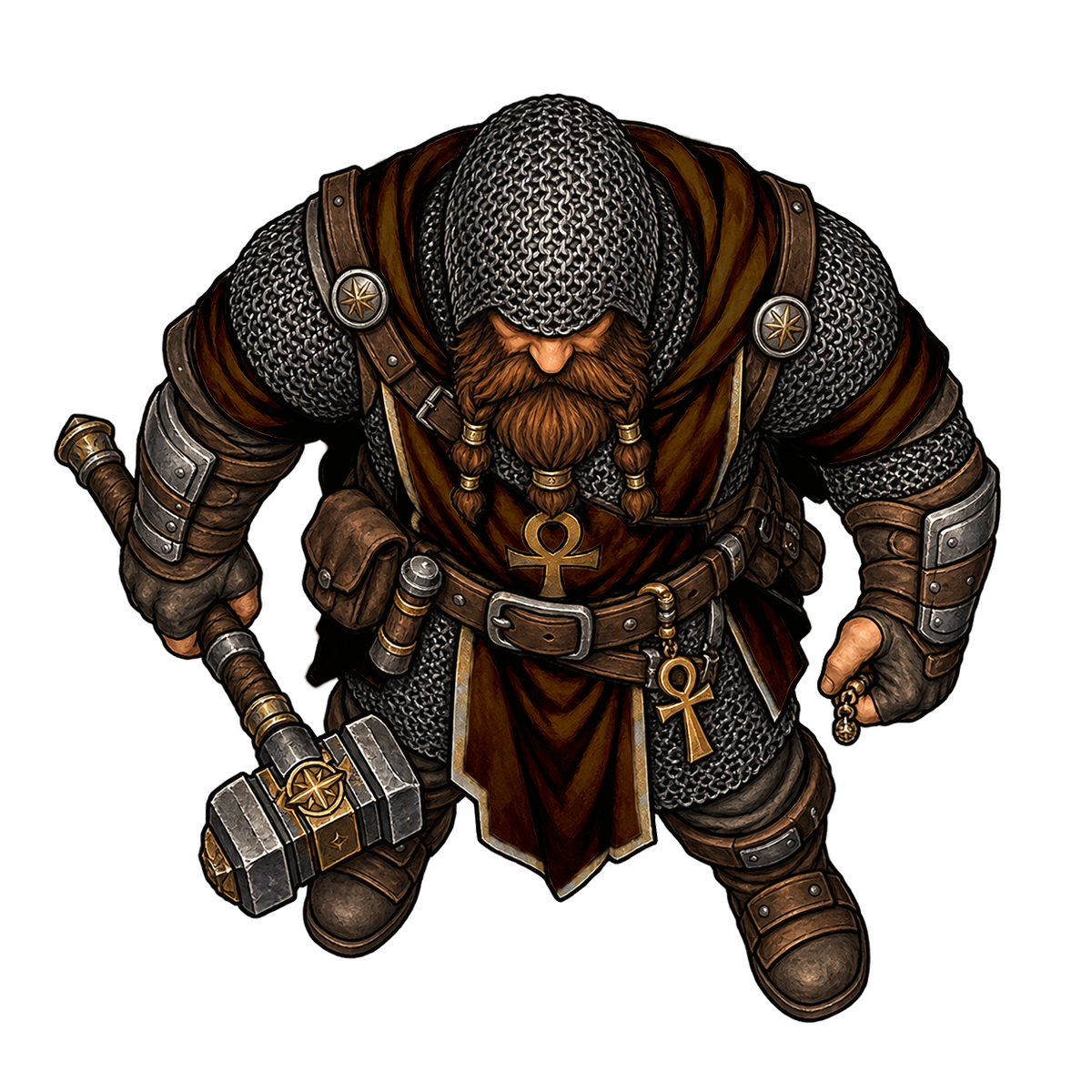 Dwarf Cleric M Transparent Brown