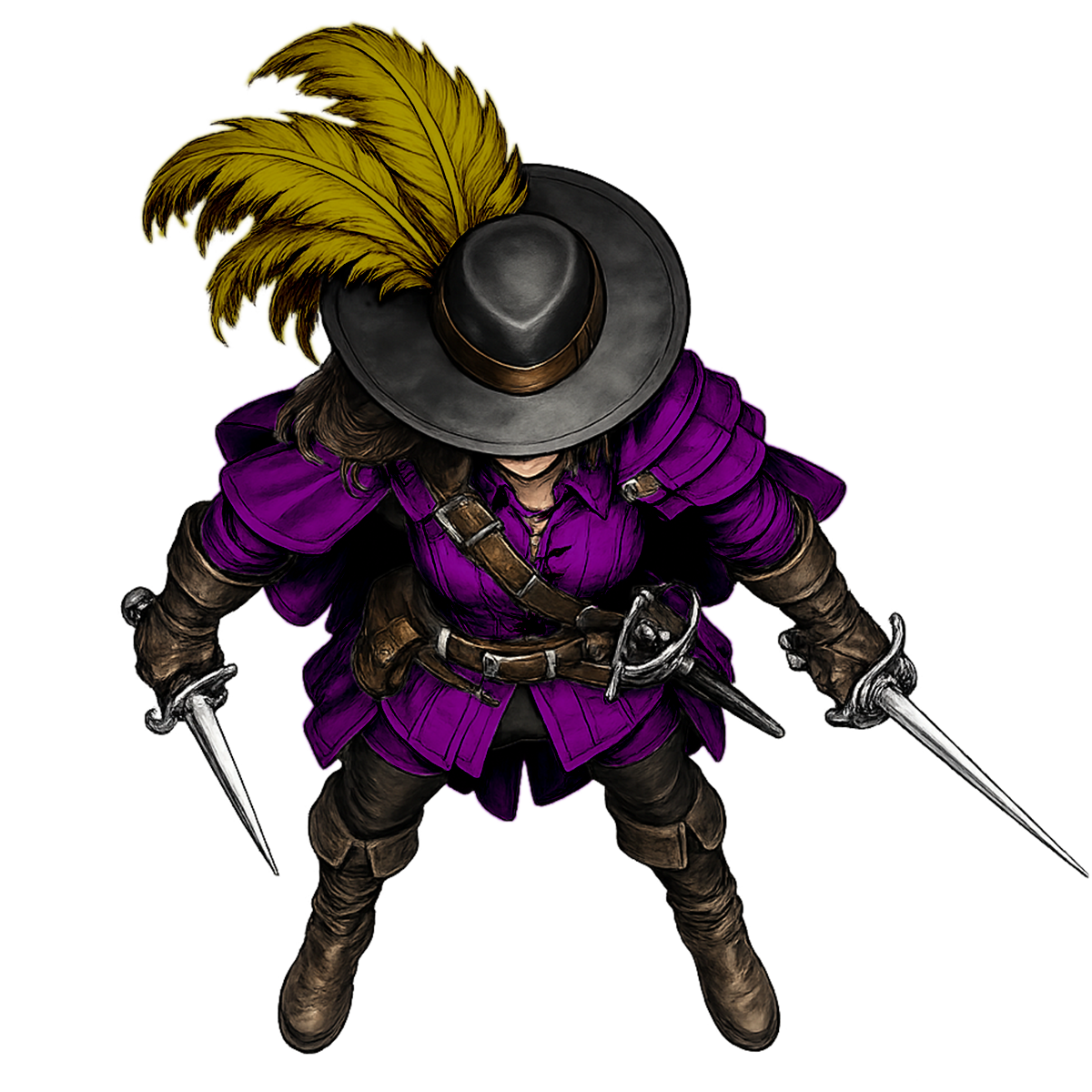 Human Duelist F1 Purple