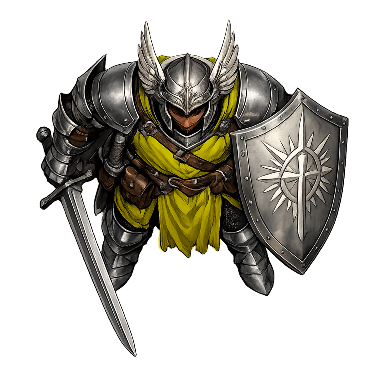 Human Paladin M2a Yellow